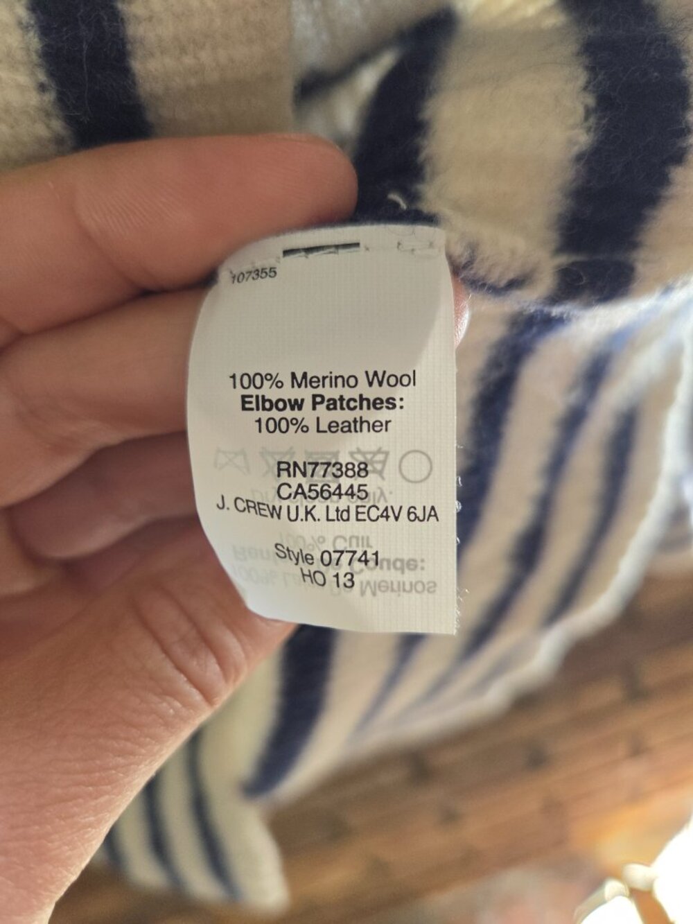 Madewell Wool Striped Sweater - Picture 4 of 5